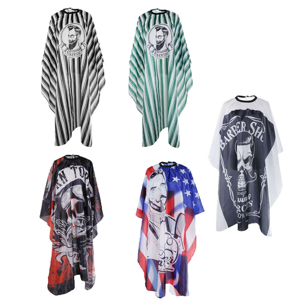3x Stylist Cuttings Capes Waterproof Styling Gown Wrap with Snap Buckle