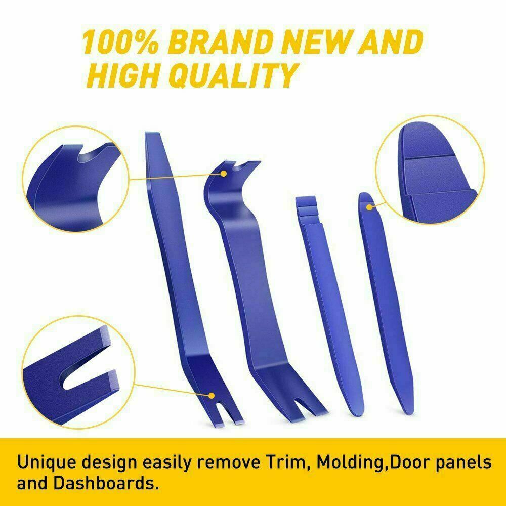 Car Trim Removal Tool Kit Set Door Panel Fastener Auto Dashboard Plastic Tools