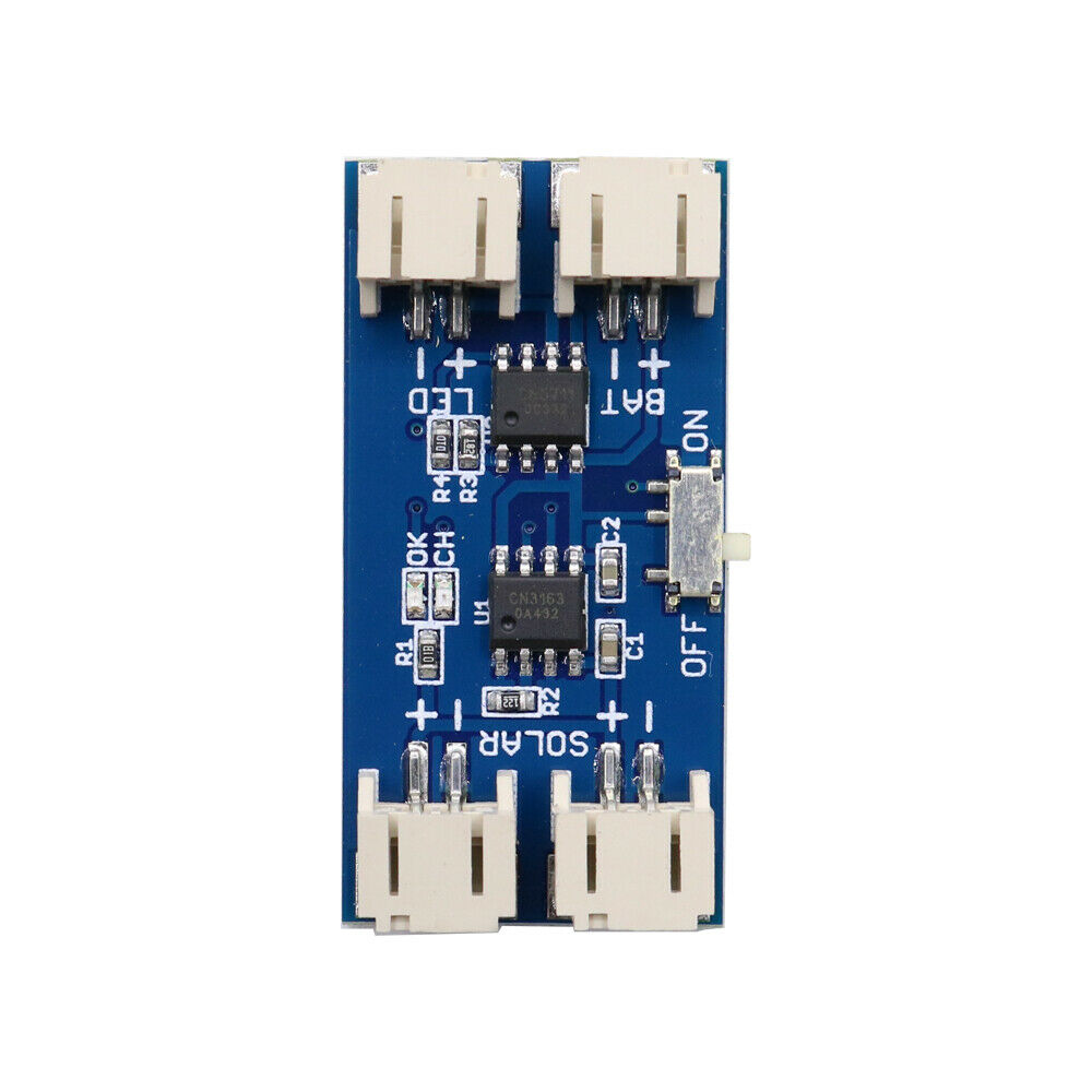LED Driver Board With Solar Charging DIY 4.4V-6V With Switch CN3163 CN5711