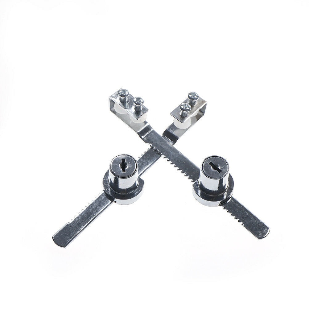Practical Cabinet Glass Door Lock+Keys For Reptile Showcase Display Cas.l8