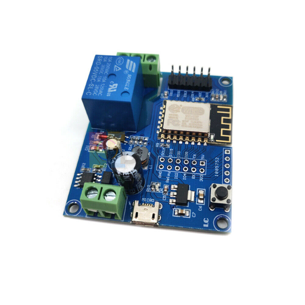 ESP8266 WIFI Relay Module ESP-12F Development Board DC5-80V Power Supply Module