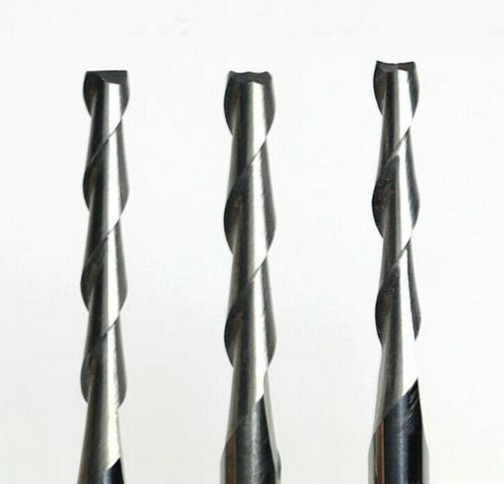 30pcs new double flute spiral CNC router bits Φ1/8" (3.175mm) [M1]