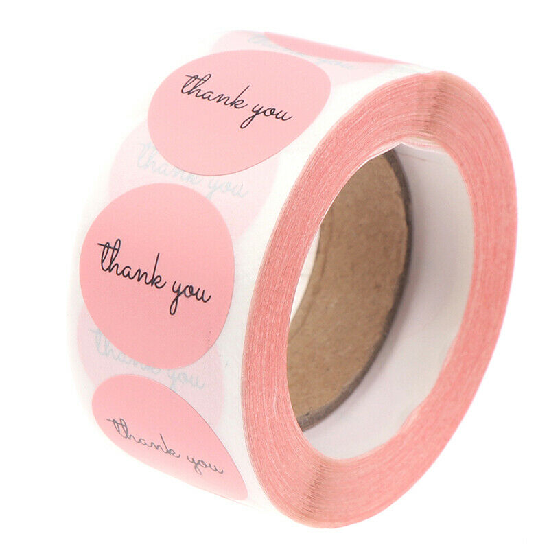 500PCS Round THANK YOU Stickers seal labels Labels stickers for Packa.l8