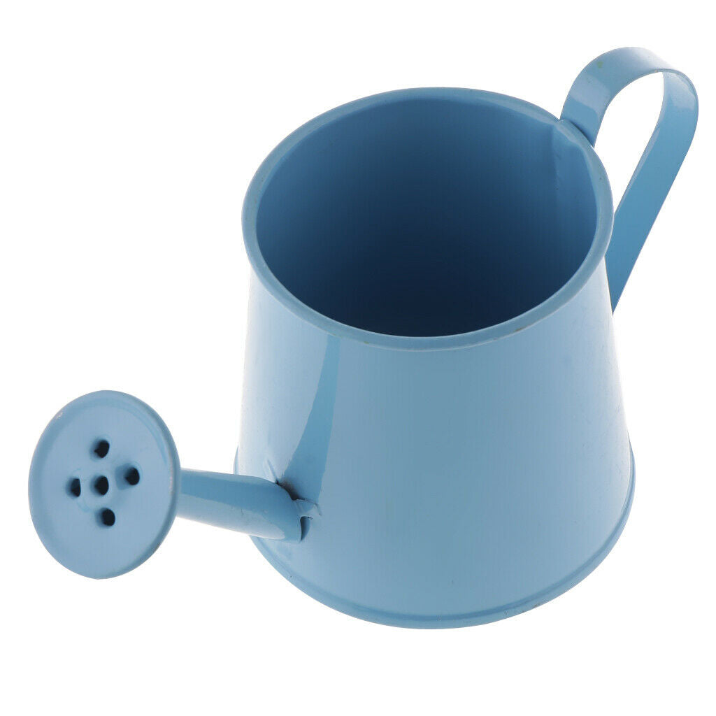 2x Garden Watering Can Watering Pot Rustproof Irrigation Tool Blue + Purple