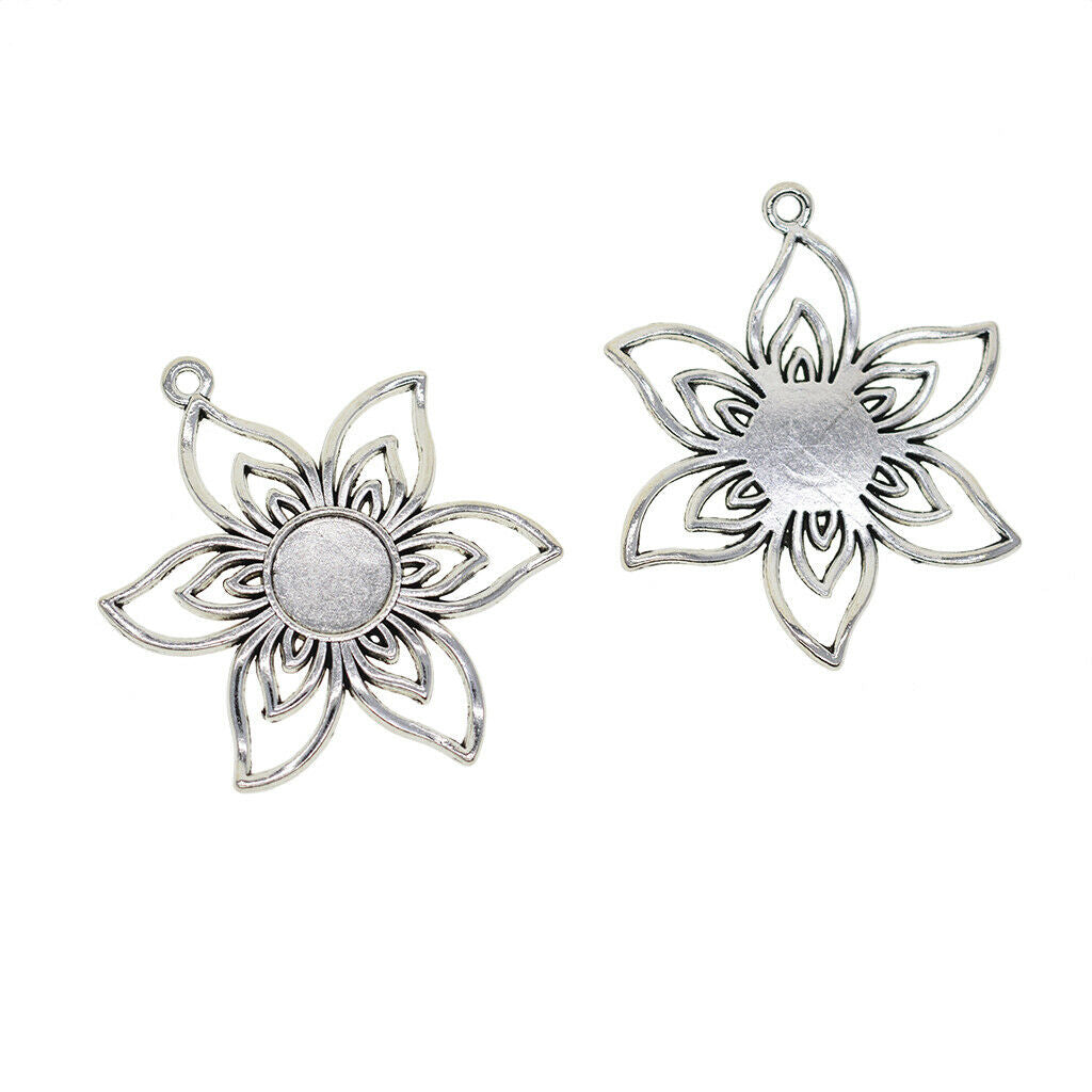 10pcs10mm Bezel Pendants Blanks Base Settings Tray Jewelry Making Findings