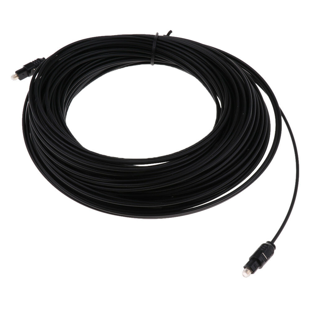 1Pack Toslink Male to Tos Male Digital Optical SPDIF Audio Cable 30Meter