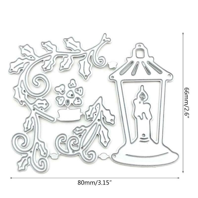 Vine Candlestick Lamp Carbon Steel Cutting Dies DIY Scrapbooking Photo Album