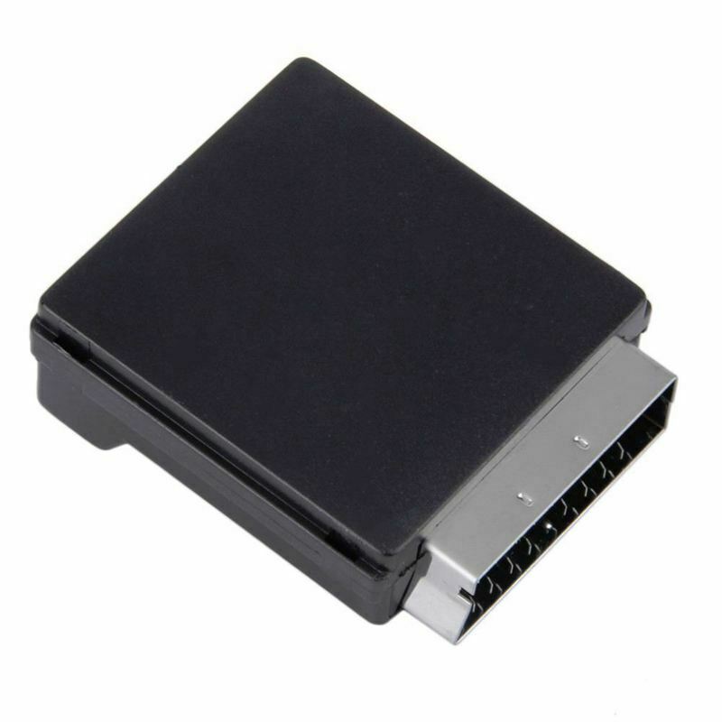 Newest Switchable Scart Male to Female S-Video 3 RCA Audio Adapter Convector WA9