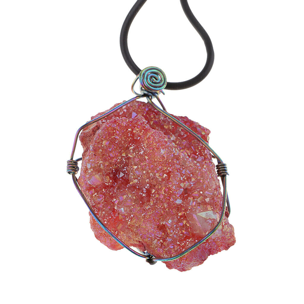 Natural Crystal Pendants Agate Charms For Bracelet