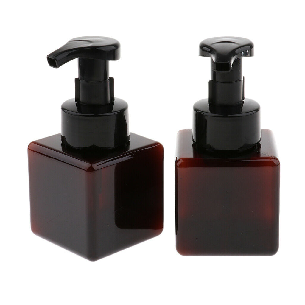 4Pcs Empty Plastic Foaming Hand Soap Dispenser Foam Pump Bottle 250+450ml