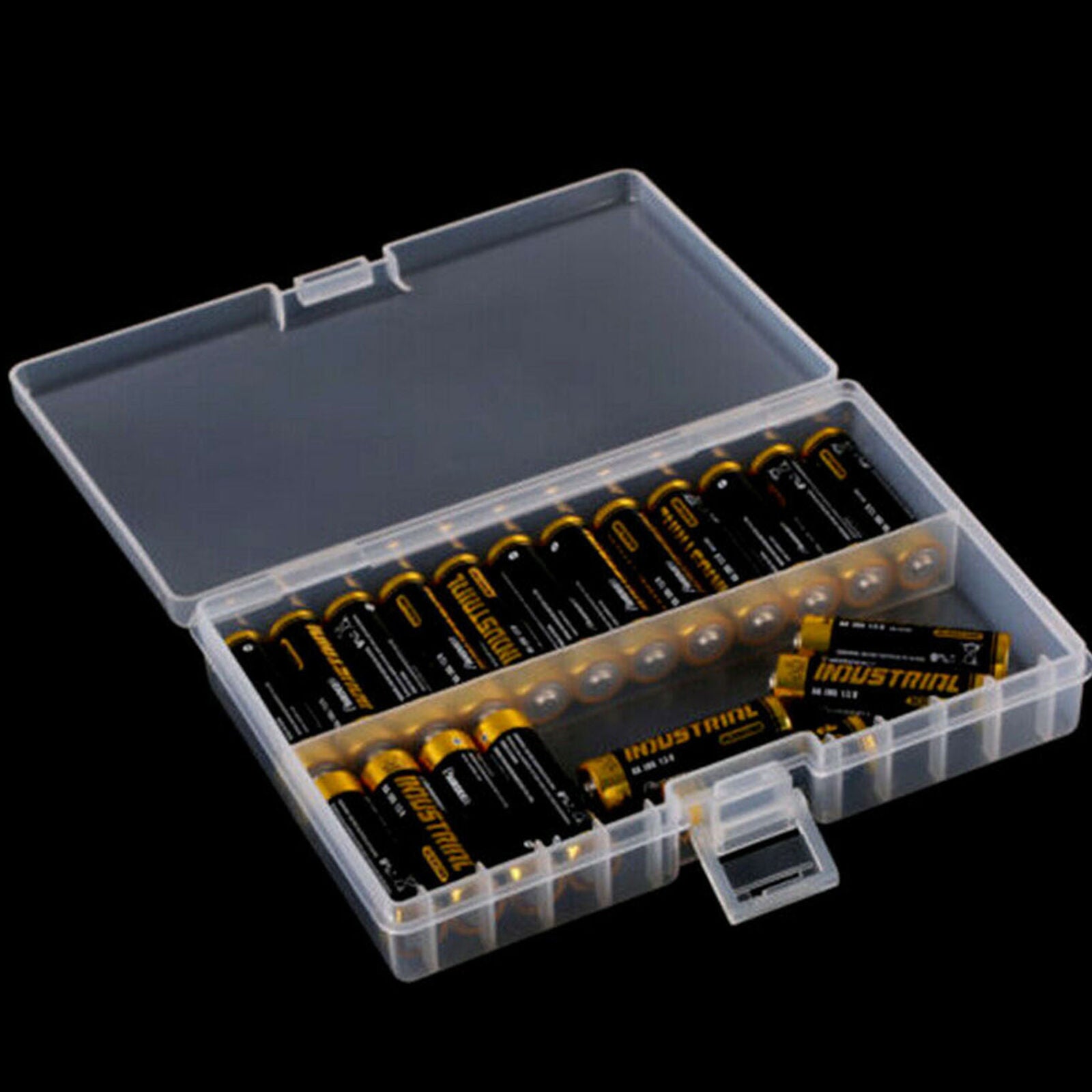 Waterproof Dustproof Clear Plastic AA AAA Battery Box Storage Case Cover Holder