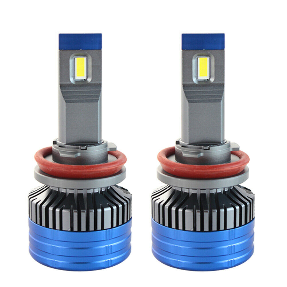 2X Auto Canbus Free Anti-Flicker H8 H9 H11 Led Headlights 80W/Set 18000LM 6000K