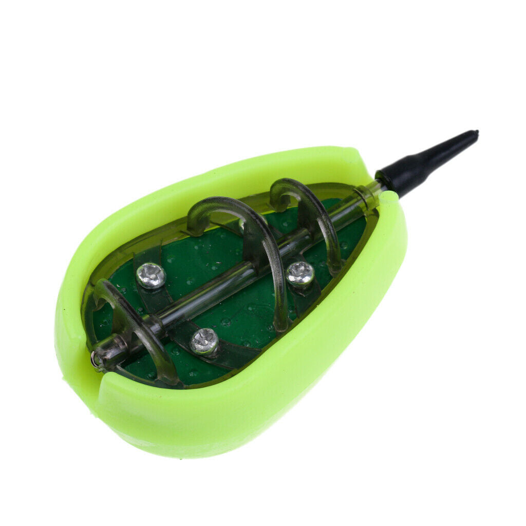 Fishing Method Feeder Set 30g 40g 50g Fishing Baits Cage Flat Feeder & Mould