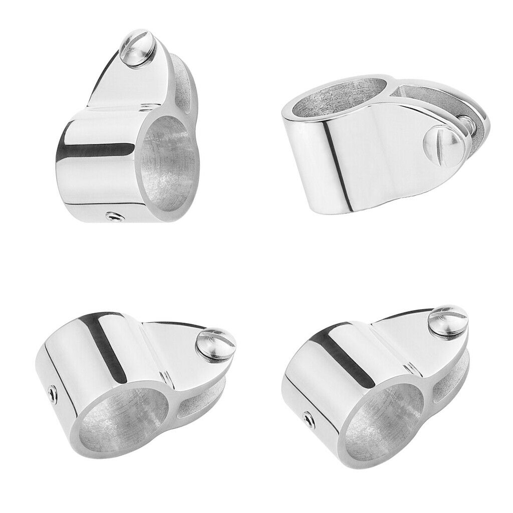 4 X Stainless Steel Jaw Slide Clamp 1" 25mm
