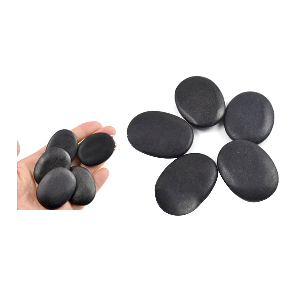 7pcs (3cmx4cm)set Large size Hot Stone Massage massager basalt Rocks stone.l8
