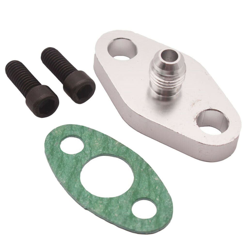 Turbo Oil Supply And Return Flange Kit with Gasket And Bolts