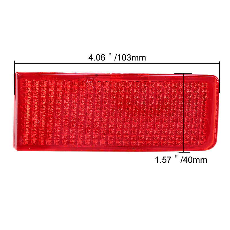 For VW Touareg (7P) 2011-2014 Rear Left Bumper Reflector Marker Light Red