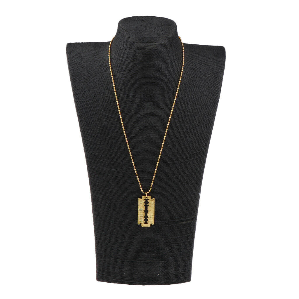 Creative Chic Women Men Fashion Blade Ball Chain Barber Stylist Jewelry Pendants