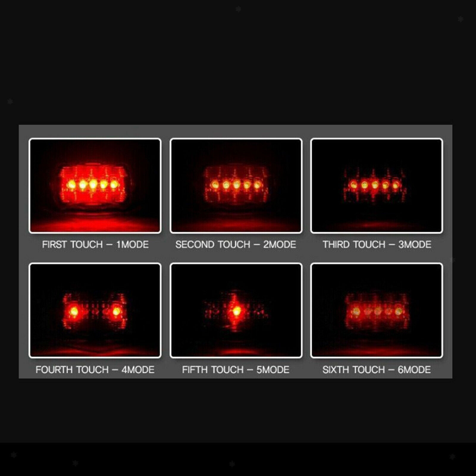 Bicycle Safety Warning Light 5LED Bike Tail Light Rear Light Lamp Bycicle Lights