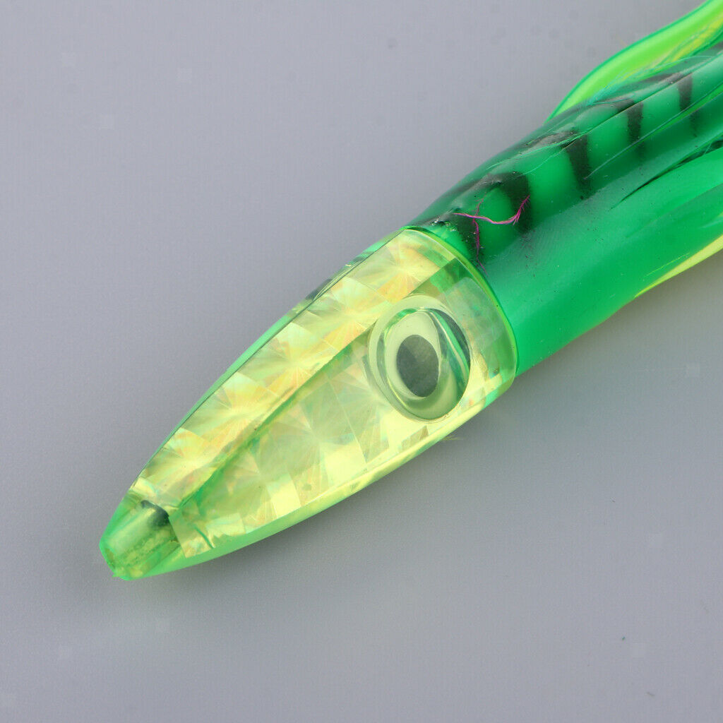 Pink + Green Fishing Lure 14cm 32g Head Feather Marlin Lure