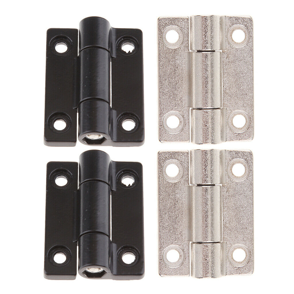4Pcs 45mmx34mm 4 Countersunk Holes Adjustable Torque Position Control Hinge,