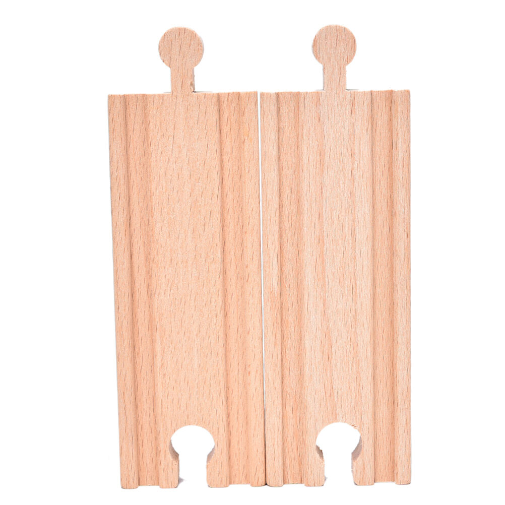 1x Wooden Train Straight Track Accessories Compatible All Major Brand 10..l8
