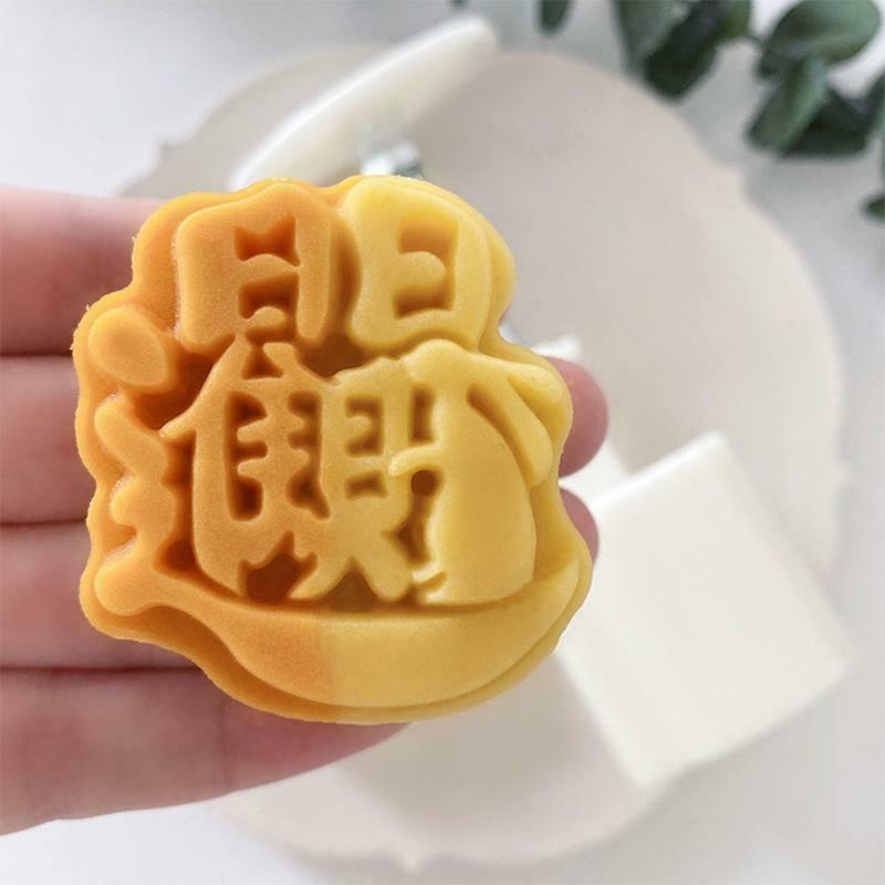 Baking Decorating Mooncake Mould Mid-Autumn Festival 50g Rabbit Moon cake Mould