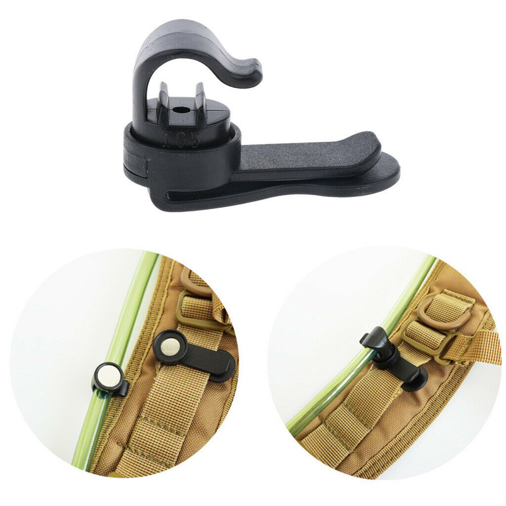 Hydration PA Water Bag Drink Tube Hose Clip Holder for