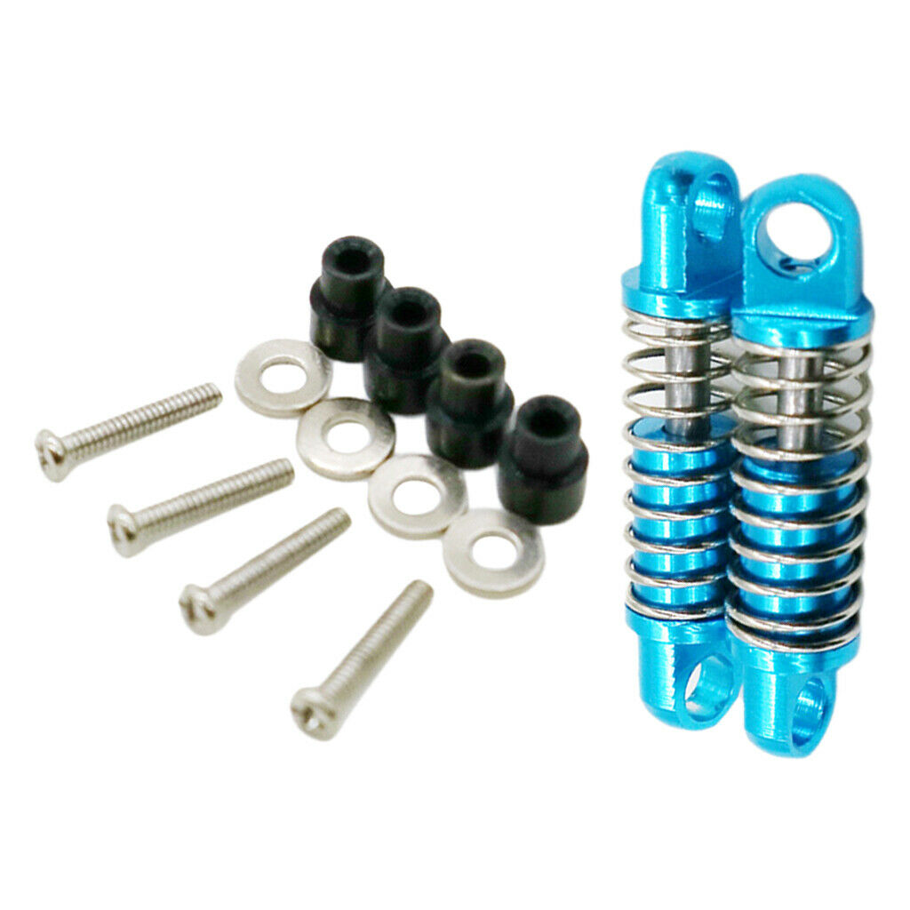 2pcs Metal Shock Absorber Damper for WLtoys K969 K989 P929 1/28 RC Drift Car,