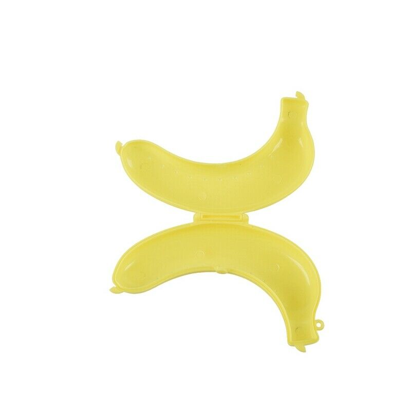 Banana Case Lunch Box Protector Container Holder Cer Storage - Yellow D4P8P8