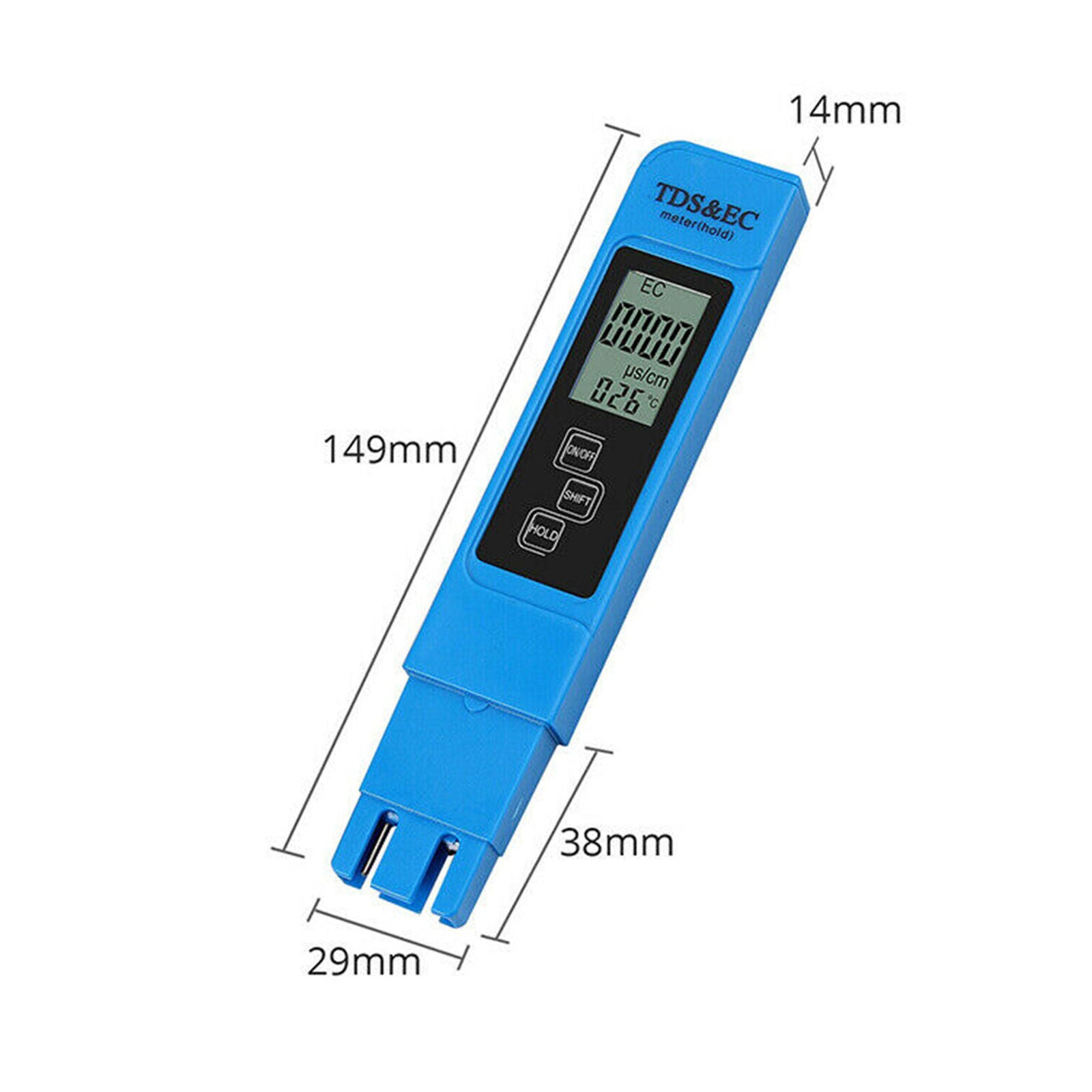 Portable Digital Meter + TDS Meter Tester Pen LCD EC Water Purity PPM Pool