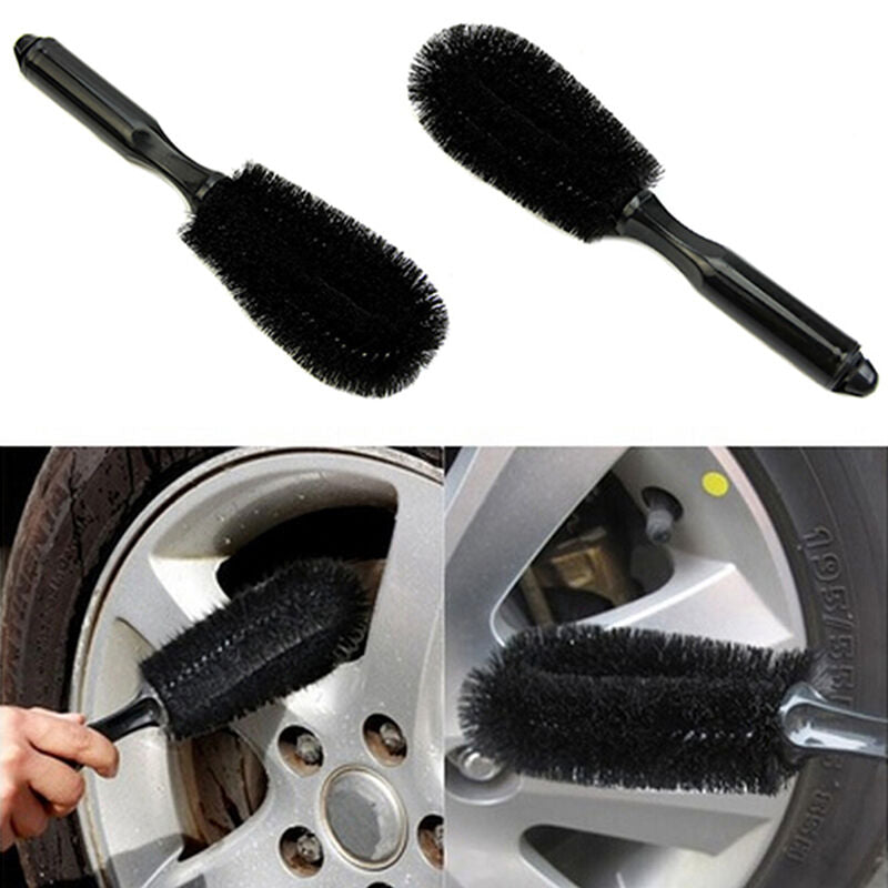 Wheel Tire Rim Scrub Brush Car Truck Motorcycle Bike-Washing Clean Tool Hand- XC