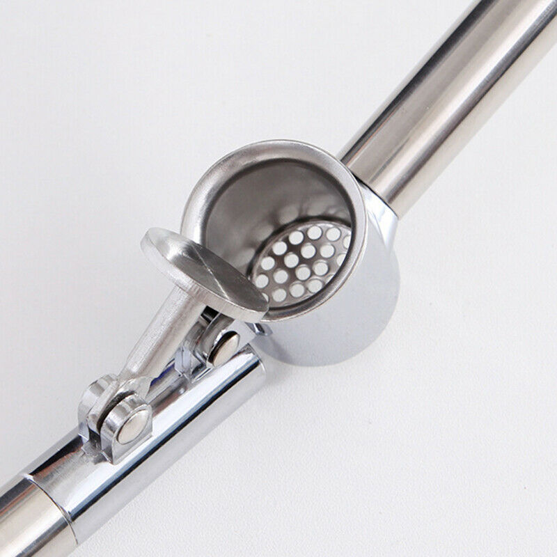 New Heavy Duty Stainless Steel Garlic Squeeze Press Portable Kitchen Tools FasR7