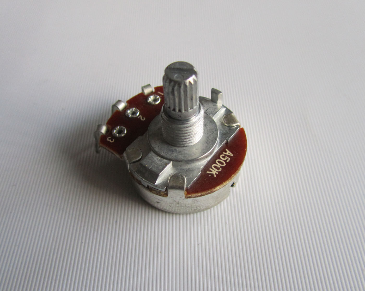 5x A500K Large Audio Guitar Pots 15mm Split Shaft 500K Guitar Potentiometers