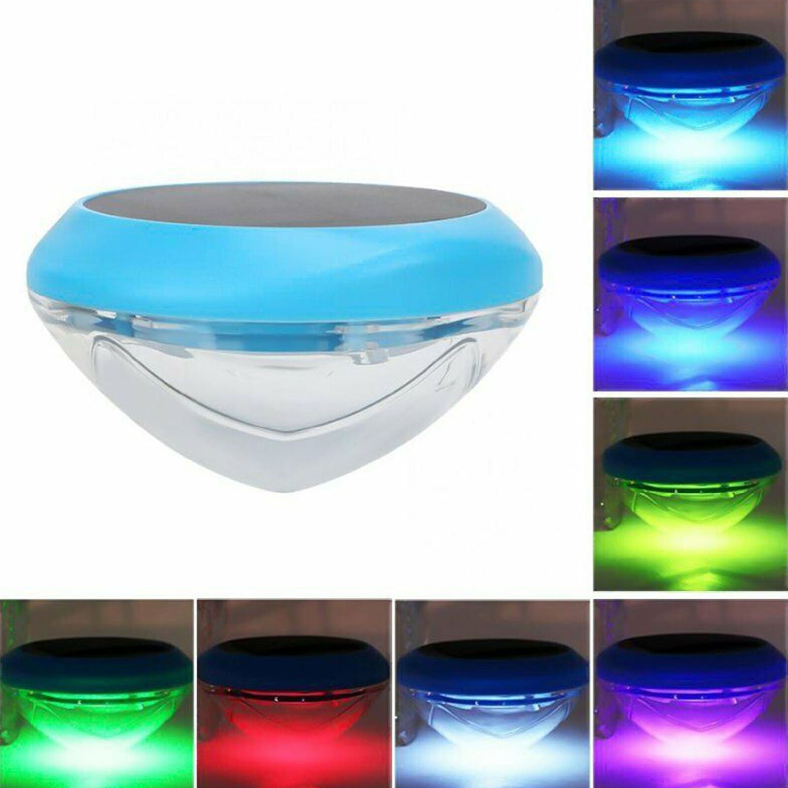 RGB Solar LED Floating Light Colorful Swimming Pool Pond Underwater Bright Lamps