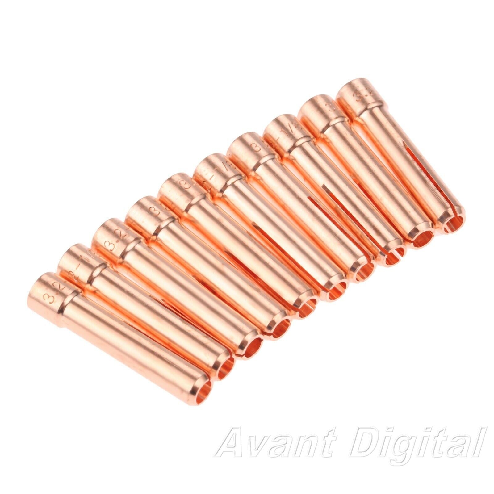 10X Replace 10N25S Collet 1/8" 3.2mm for WP PTA DB SR 17 18 26 TIG welding torch