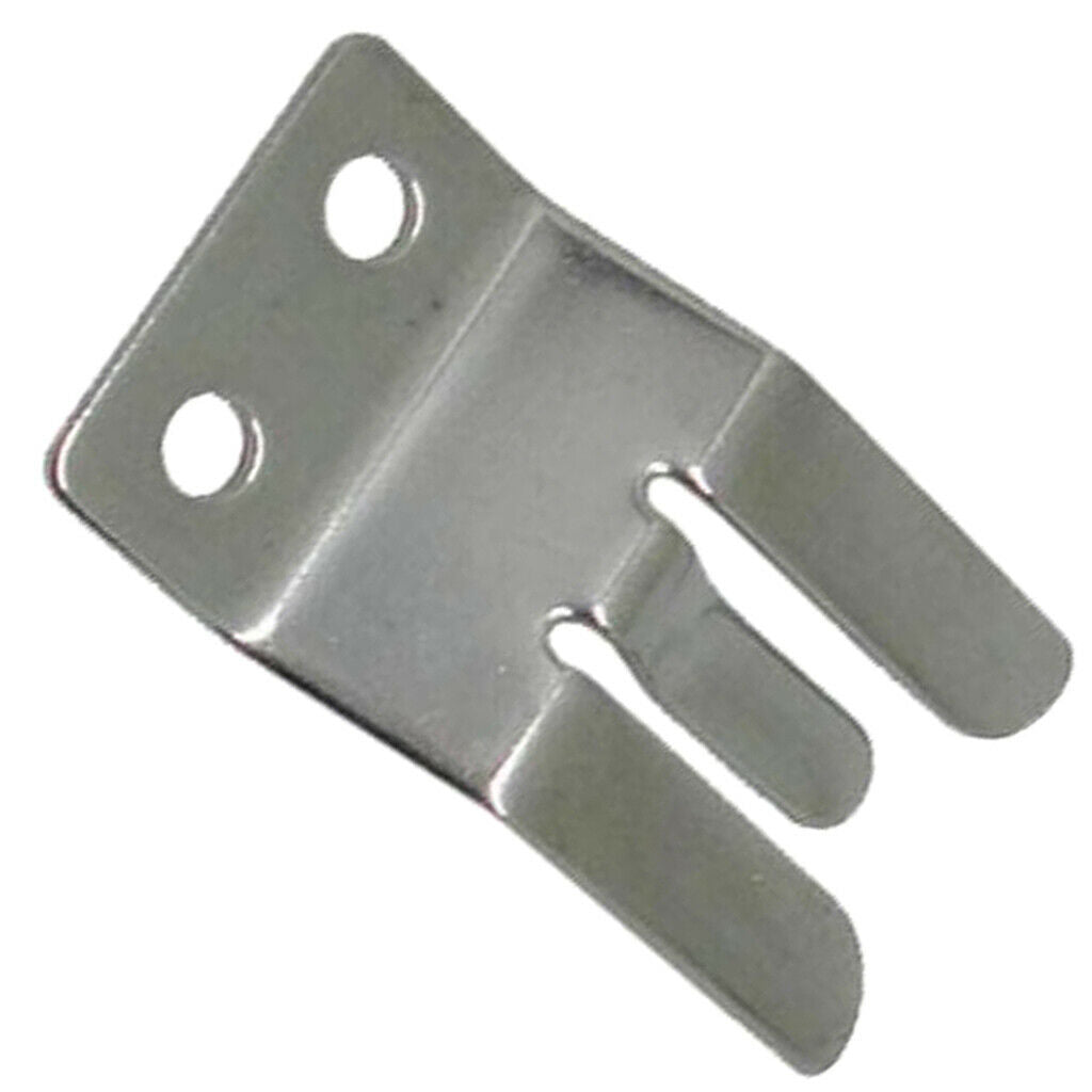 One-Piece Microphone Clip Hailers VHF CB Radio Mic Clamp, 304 Stainless Steel