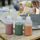 2Pcs 50ml Plastic Dispensing Bottle Squeezing with Needle Dispenser Soldering