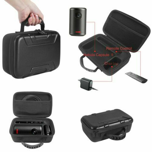 For Nebula Capsule II Mini Projector Shockproof Hard Case Storage Bag Protection