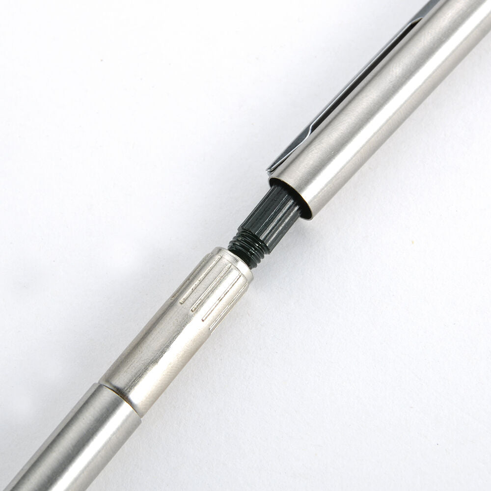 New Stainless Steel Pen Ball Point Ballpoint Student Stationery Writing Pens