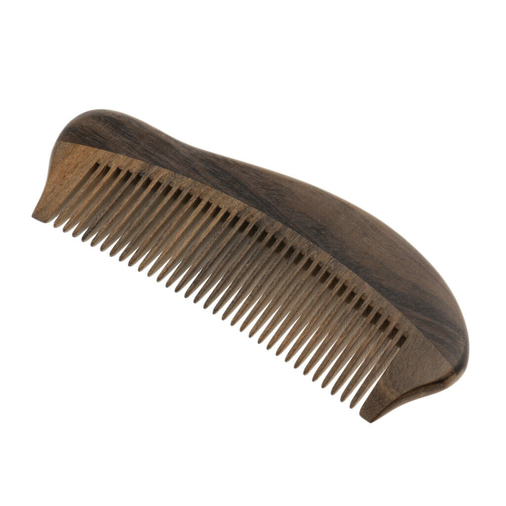 Chacate Preto Handheld Fine Teeth Hair Brush Anti-Static Scalp Massage Comb 13-3