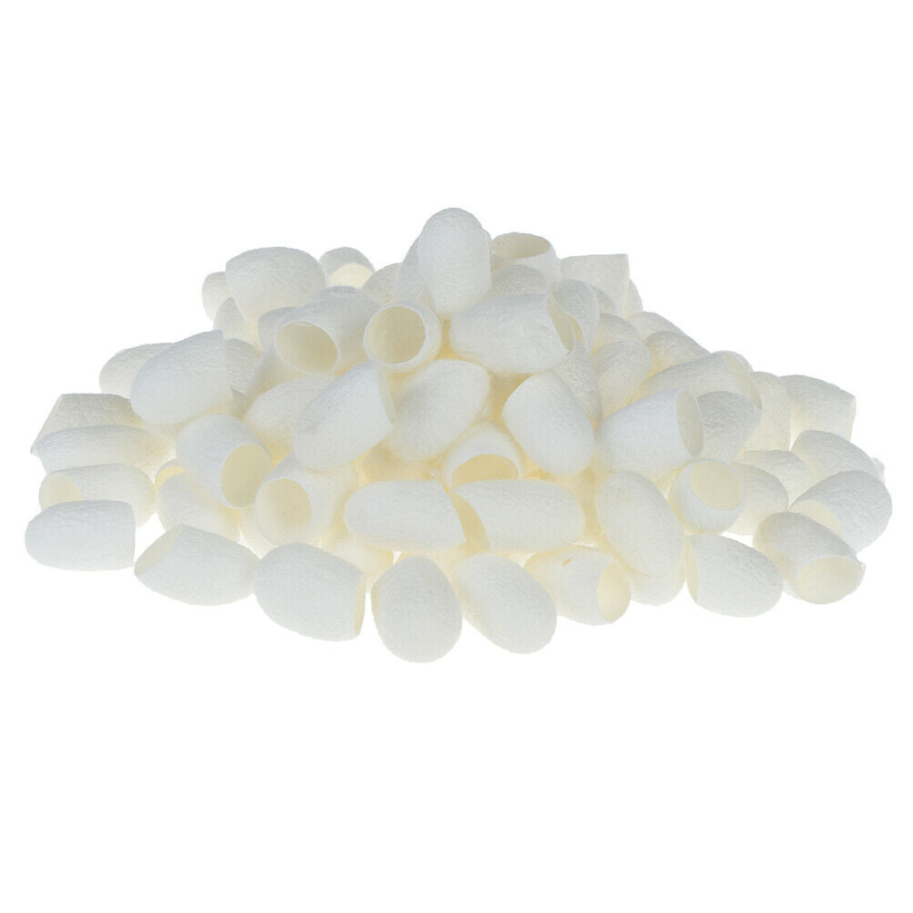 100X/set Natural Silk Cocoons Silkworm Balls Facial Skin Care Scrub WhiteninBDA