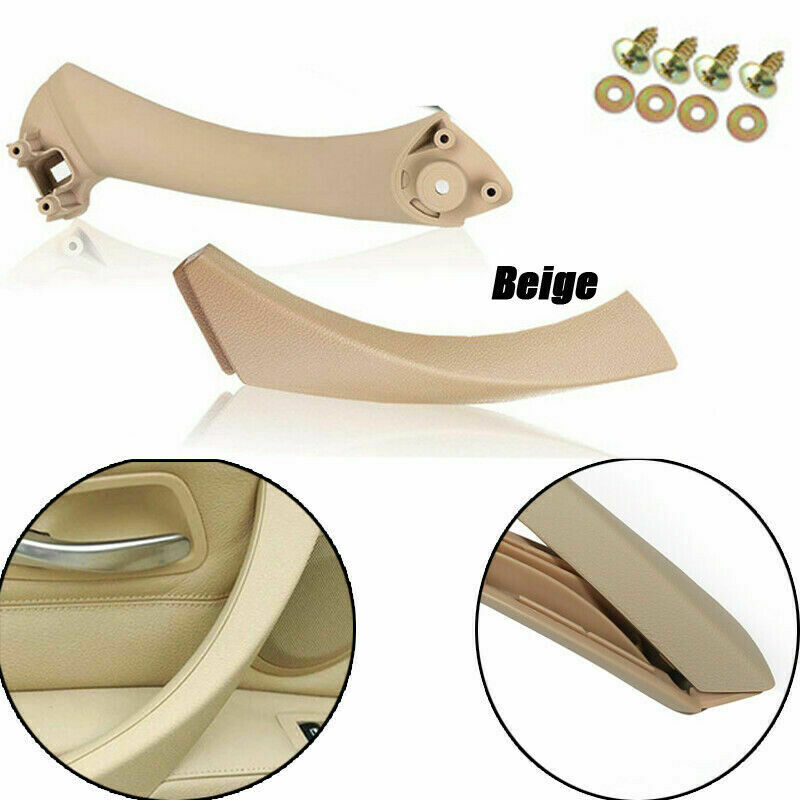 1pc Door Handle Pull Trim Cover Beige For BMW 3 series E90 E91 LCI 2004-2012