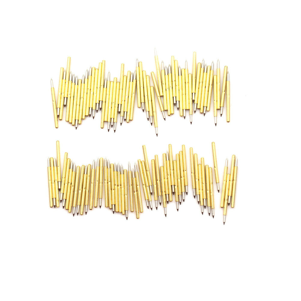 100pcs P75-B1 Dia 1.0mm Cusp Spear Spring Loaded Test Probes Pogo Pins to.l8