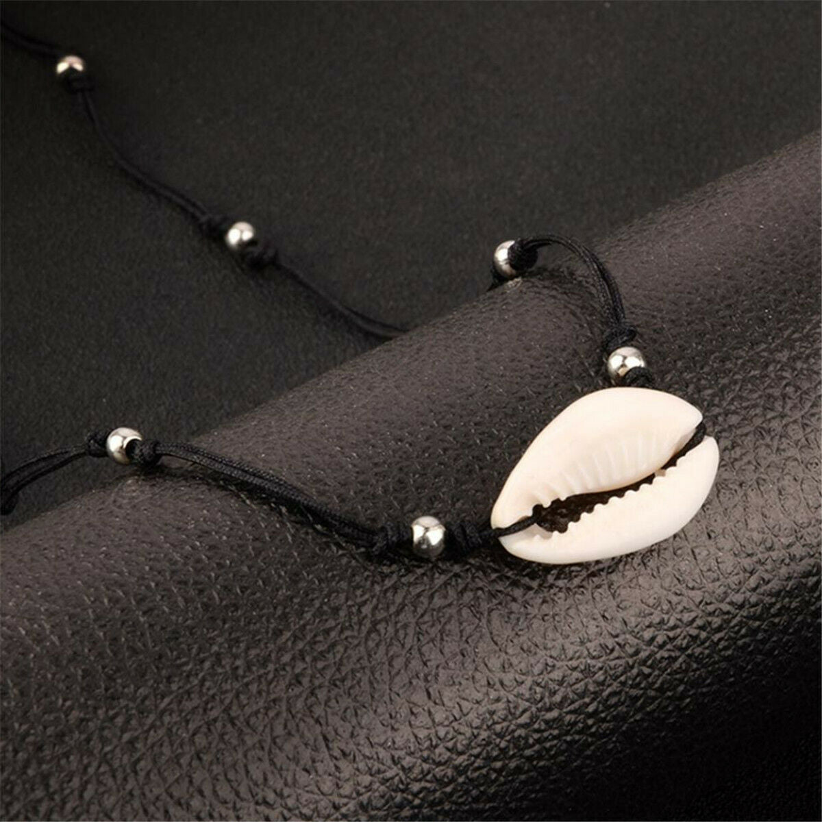Fashion Lady Cowrie Bead Shell Ankle Bracelet Shell Bohemian Anklet Foot Jewelry