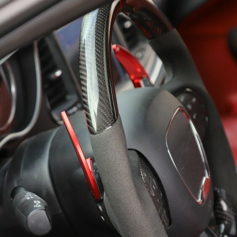 Stee Wheel DSG Shifter Paddle Extension for Dodge Challenger/Charger 2015 2016W6