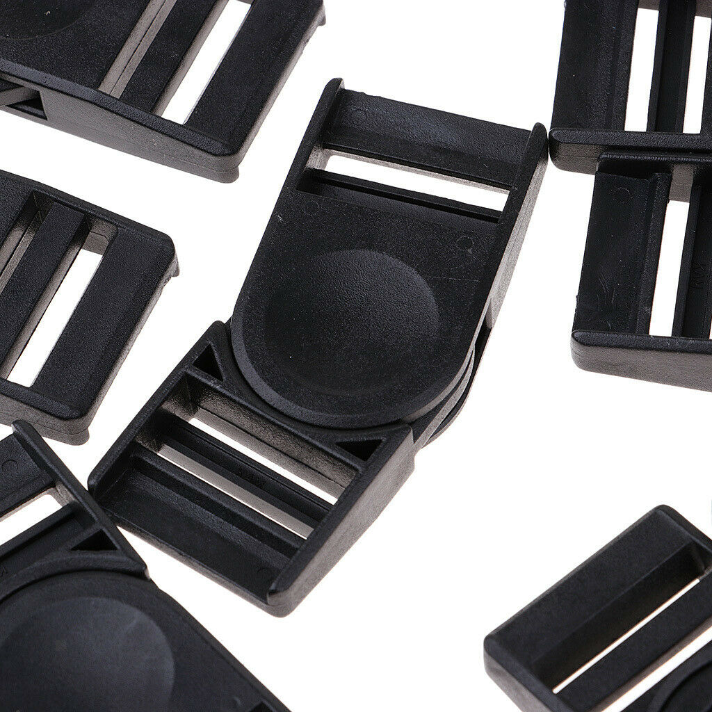 10pcs Plastic Release Buckle for Paracord Bracelet Backpack Webbing Strap