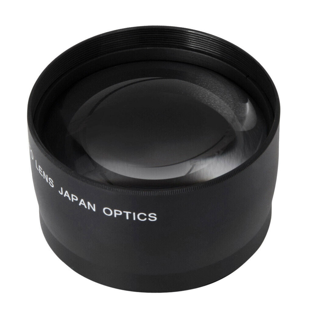 Metal 52mm 2x Telephoto Lens Teleconverter for Nikon D800 D3100 D5100 D7000