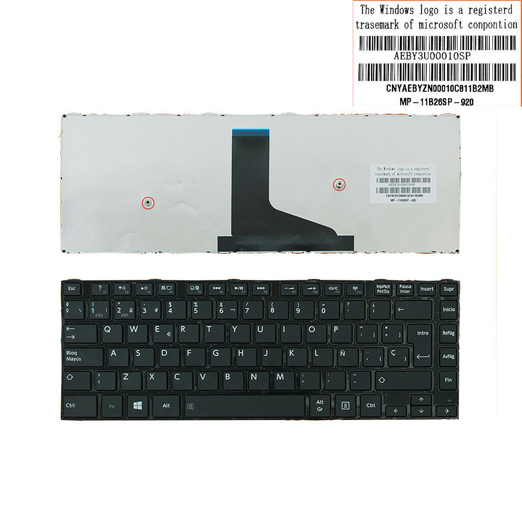 Keyboard Replacement Spanish For   Satellite L40-A L40-SP L40D-A
