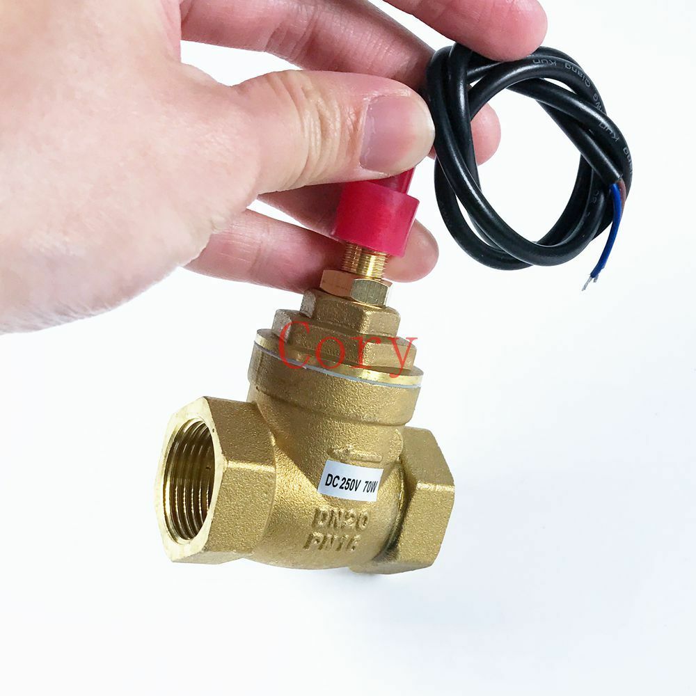 1PCS Water Flow Switch 70W 7-20L/MIN Adjustable Paddle Brass 3/4PT Female Port